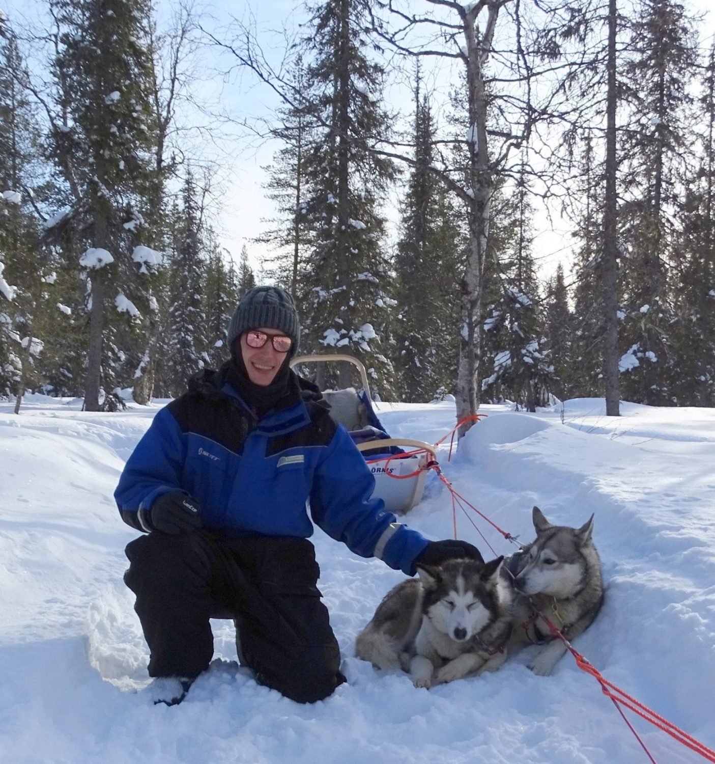 Huskeysafari Fins Lapland