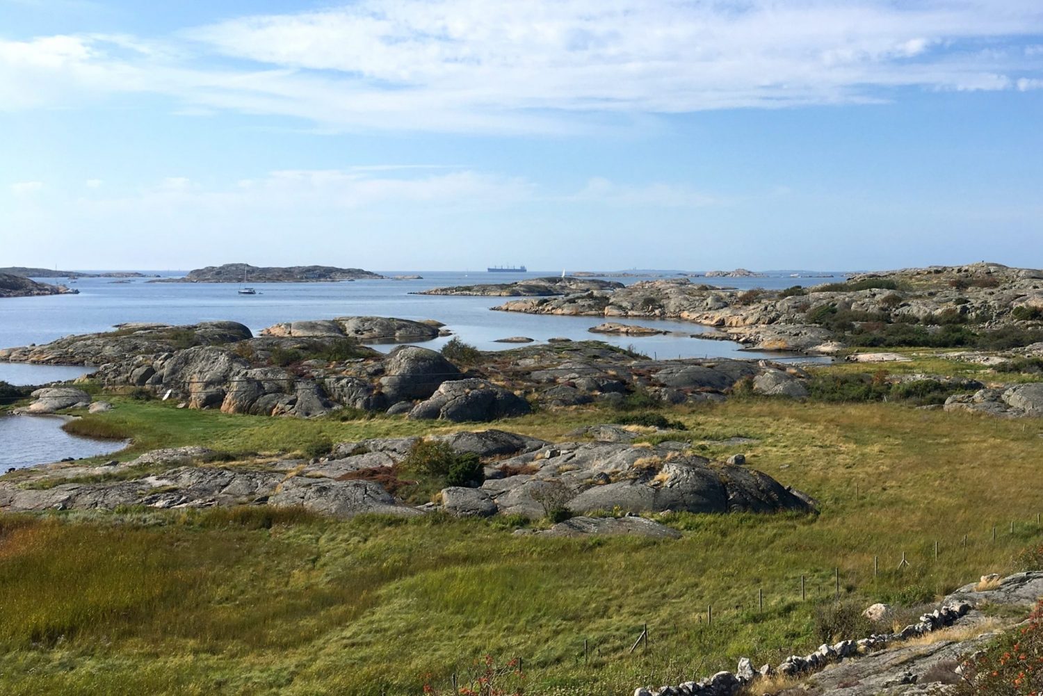 Eilandhoppen in de archipel van Göteborg in Zweden : Vrångö