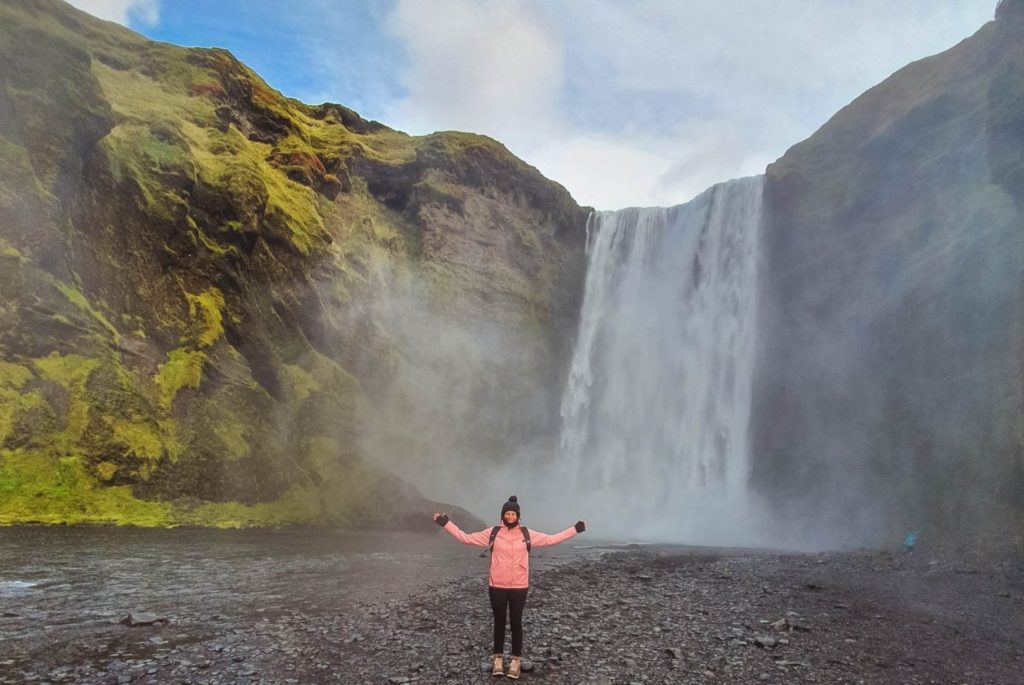 Skogafoss waterval Zuid-IJsland - Reisbeesten