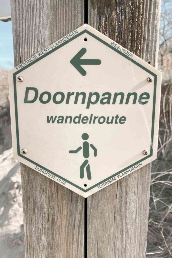 Bewegwijzering Doornpanne wandelroute