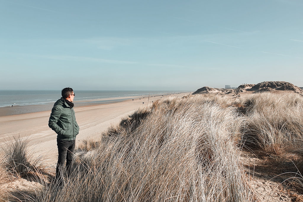 leuke daguitstappen en activiteiten in België: mooie wandelingen aan de Belgische Kust: Doornpanne wandelroute