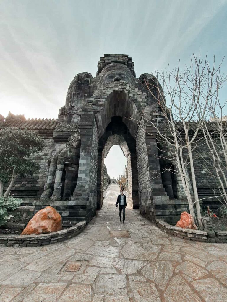 Tempel in Pairi Daiza, beste dierentuin van Europa