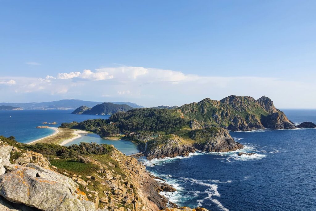 Cíes eilanden in Galicië