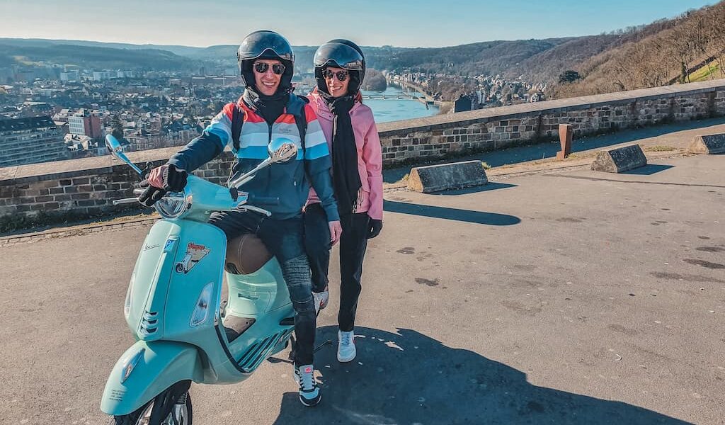 Een dag in Namen: dit moet je doen: Huur een Vespa