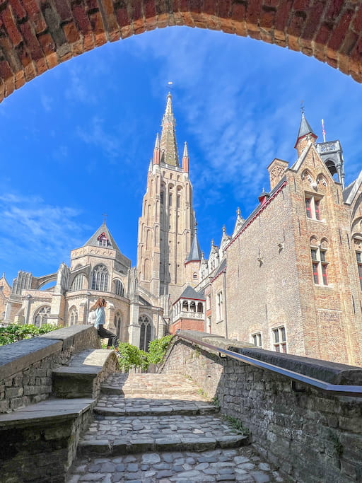 Wandelen door het historisch centrum van Brugge