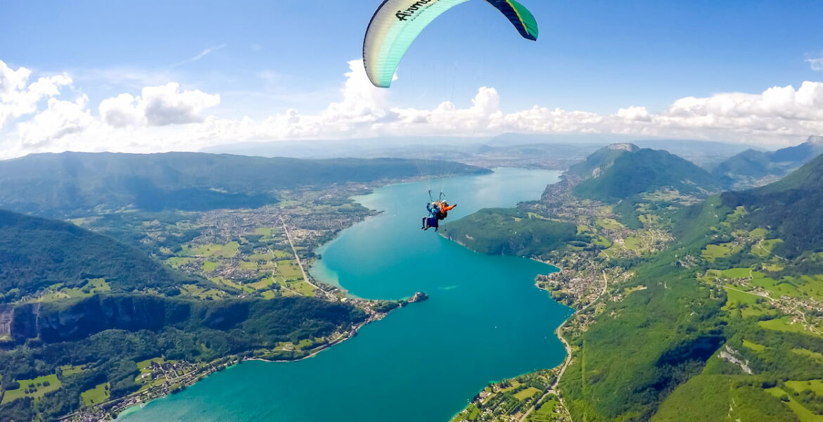 vakantie aan het meer van Annecy, Frankrijk