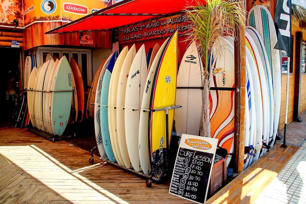 Surflessen volgen in Tenerife