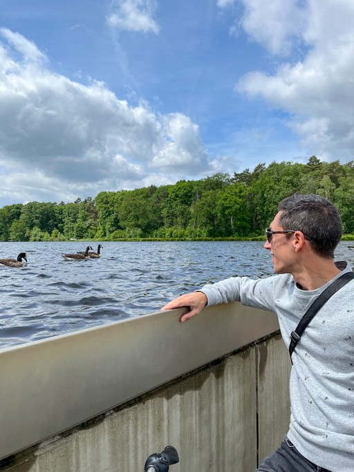 mooiste vakantieparken in België en Nederland: Molenheide vlakbij fietsen door het water in Bokrijk