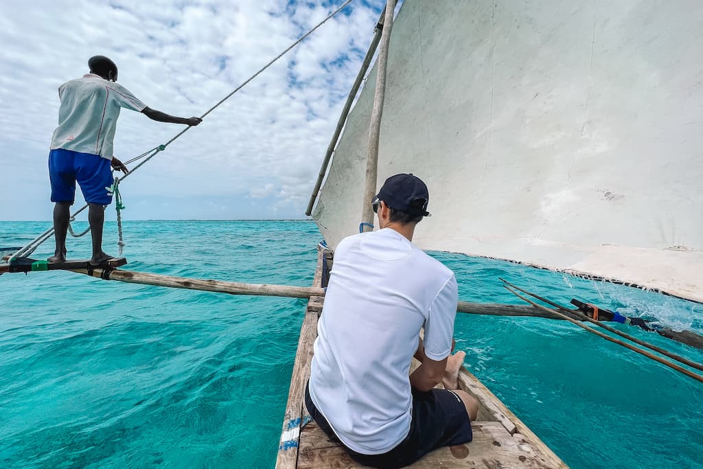 8 redenen om Jambiani op Zanzibar te bezoeken:: zeiltocht