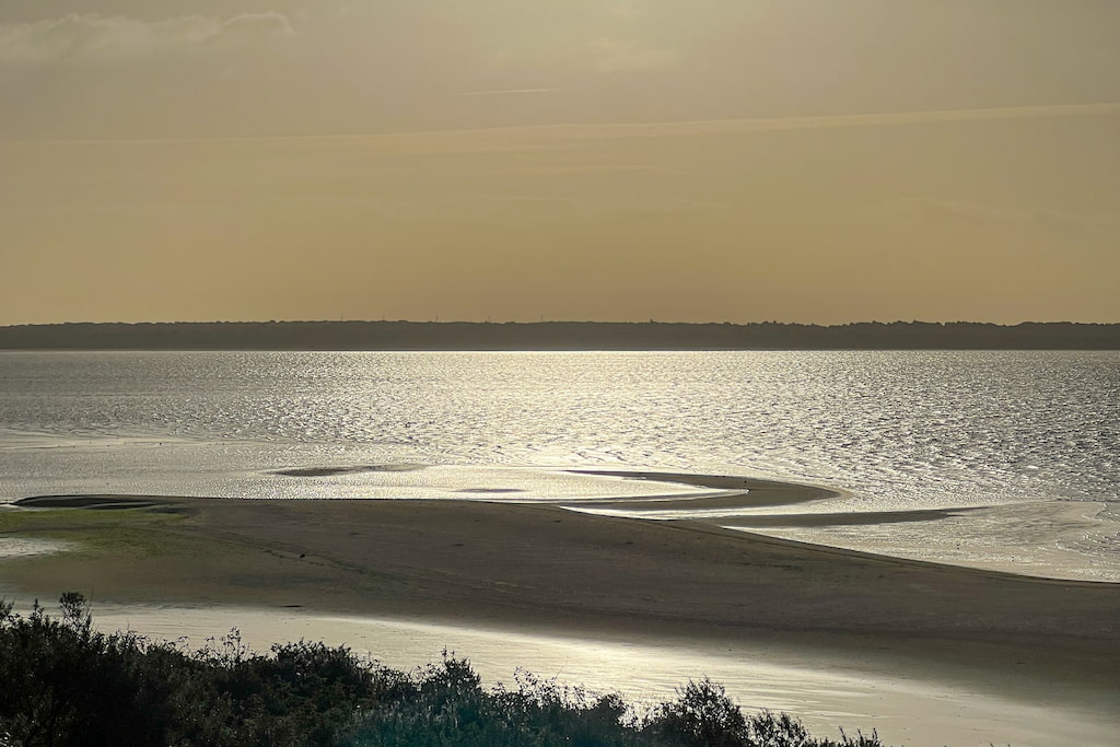 Zonsopgang op de maasvlakte