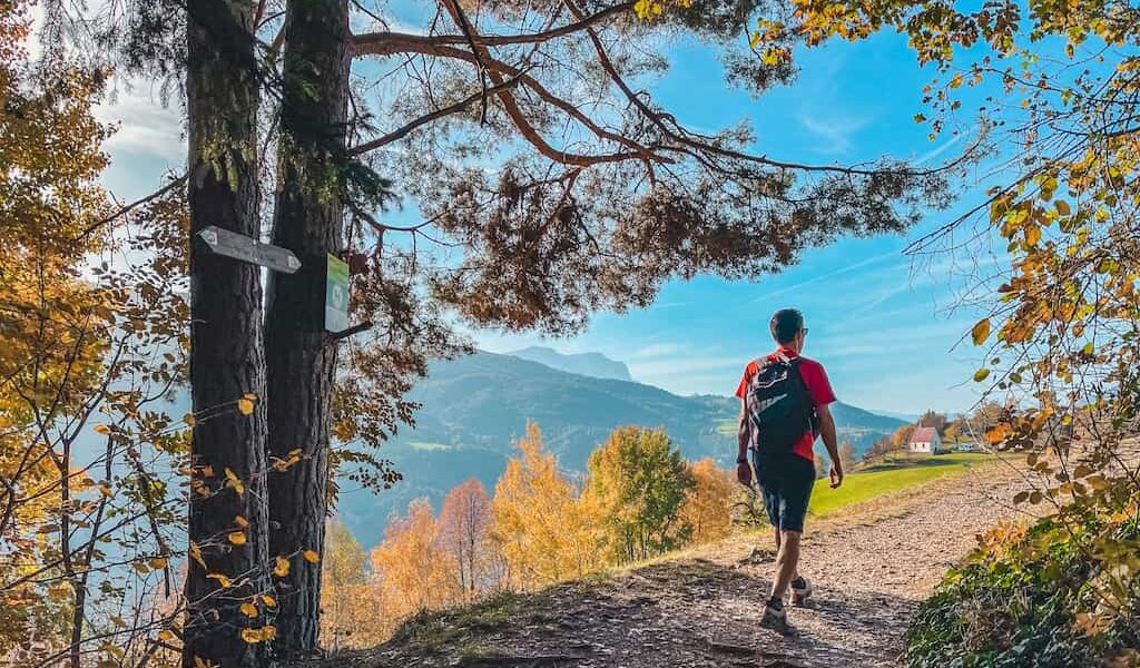 Het Eisacktal/Valle Isarco in Zuid-Tirol tijdens de herfst bezoeken