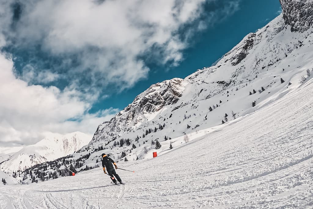 Skiën in Vaujany in skigebied Alpe d'Huez