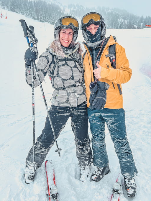 Skiën in Vaujany in skigebied Alpe d'Huez
