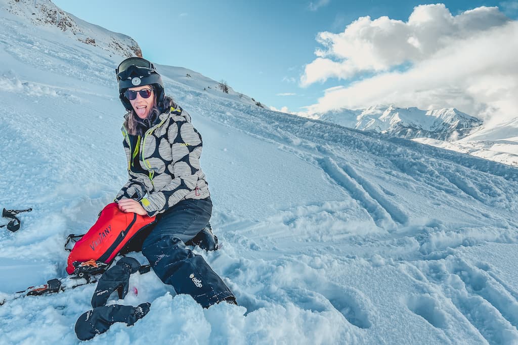 Toerskiën in Vaujany in skigebied Alpe d'Huez