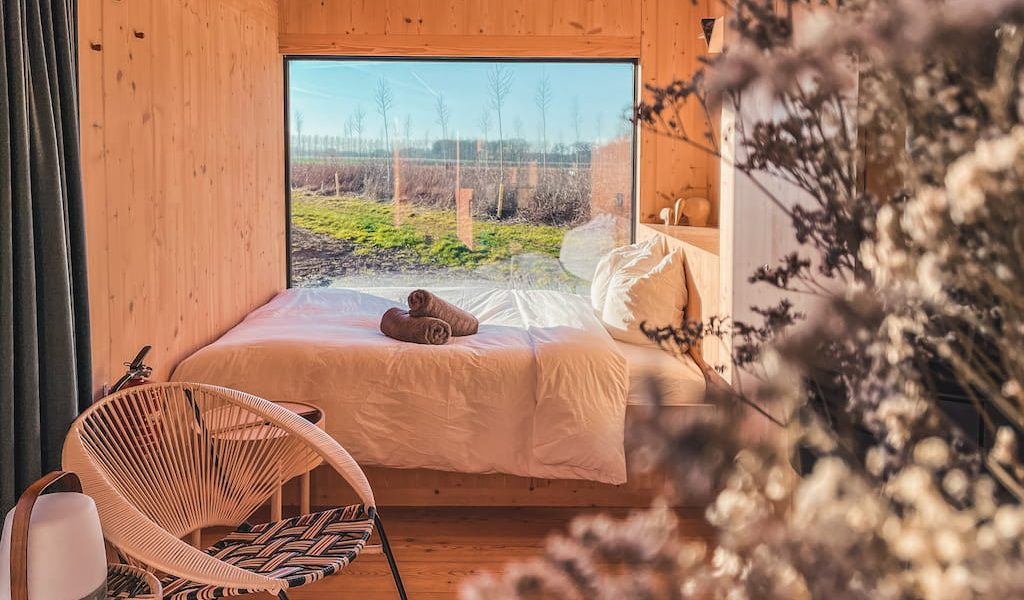 Slow Cabins: interieur van het tiny house