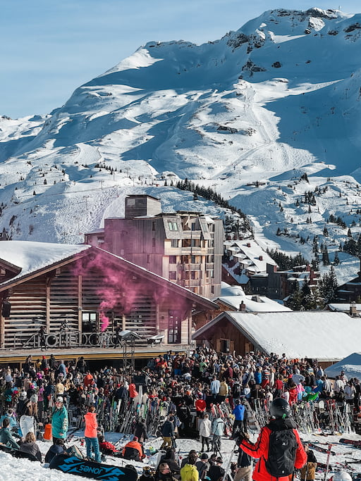 ultieme après-ski plek in Avoriaz: La Folie Douce