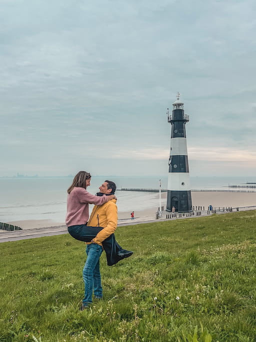 Vuurtoren Breskens Zeeuws-Vlaanderen Nederland