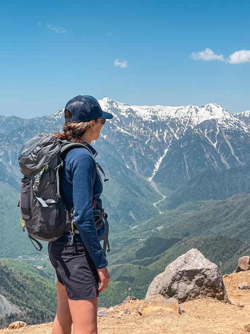 Wandelroutes in Kamikochi in de Japanse Alpen in Japan