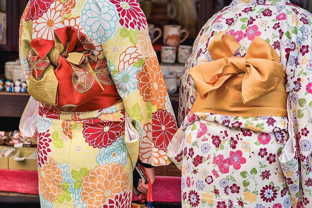 bijzondere dingen om te doen in Kyoto, Japan: huur een kimono