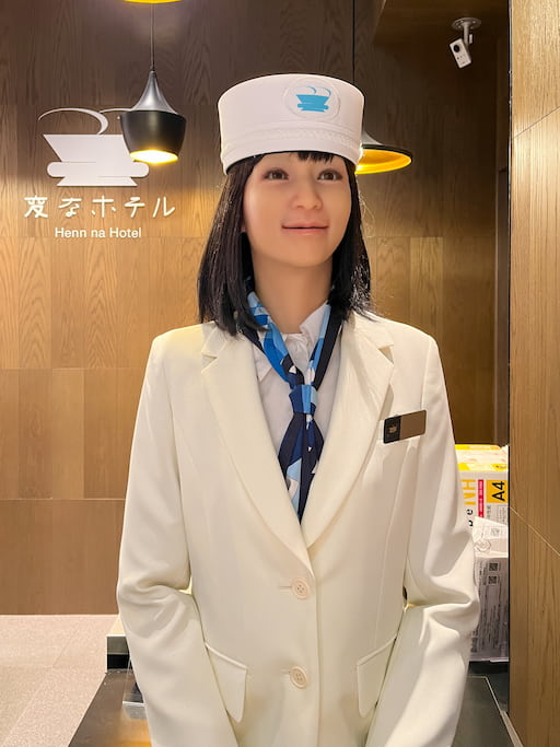 Uniek overnachten in Japan: Robothotel