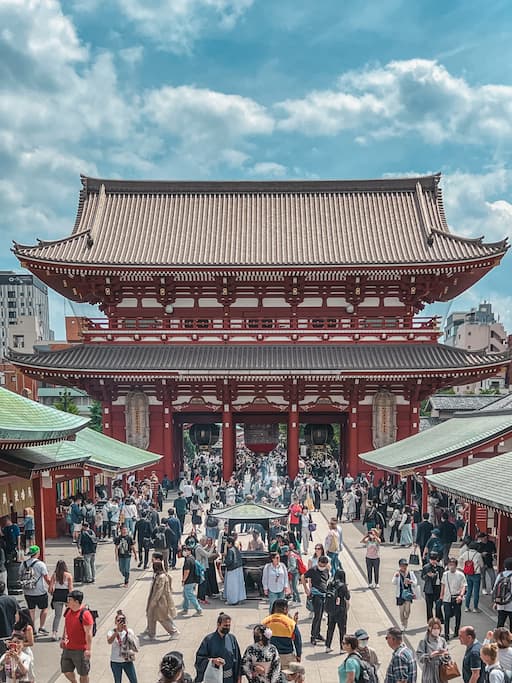 Senso-ji tempel in Tokyo