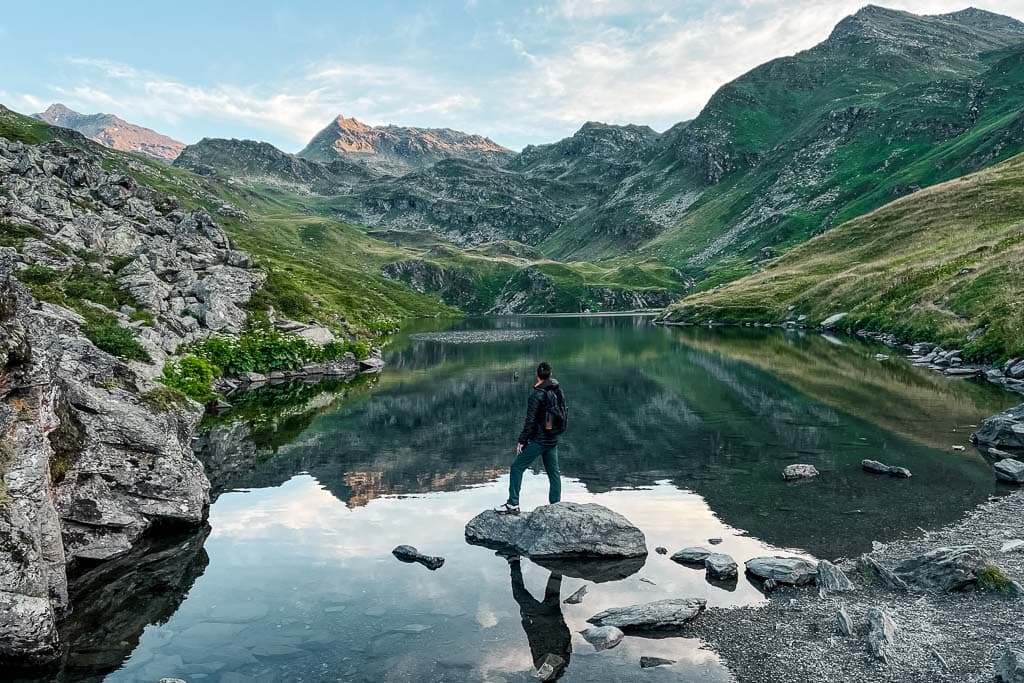 Zomer in de Franse Alpen: ontdek de mooie Belleville-vallei: Lac du Lou