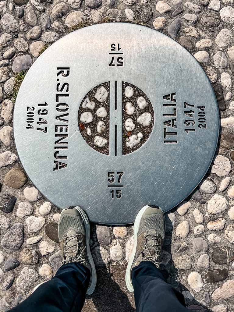 Grens Slovenië - Italië