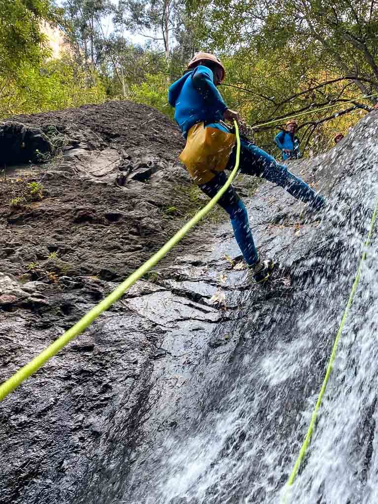 canyoning met Adventure Kingdom in Ribeira do Cidrão in Nuns Valley