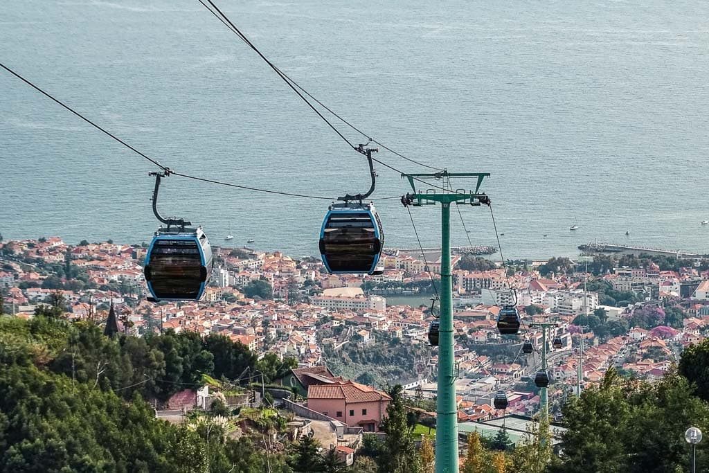 kabelbaan naar Monte Palace Funchal