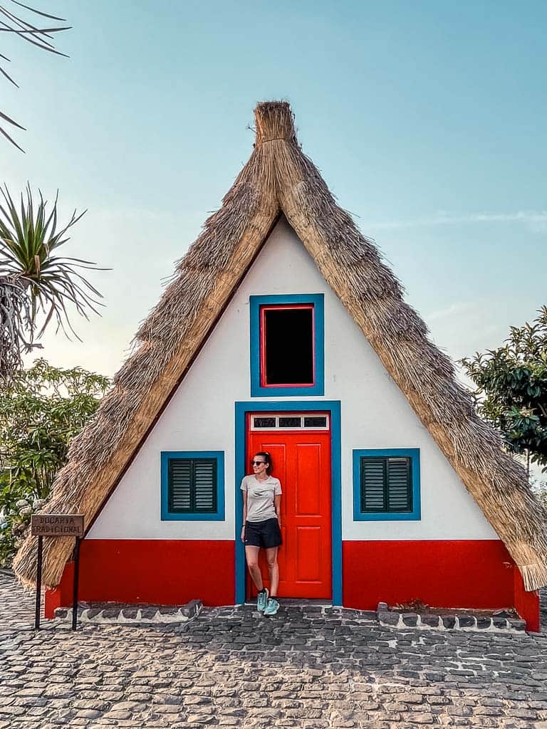 Traditionele huisjes in Santana
