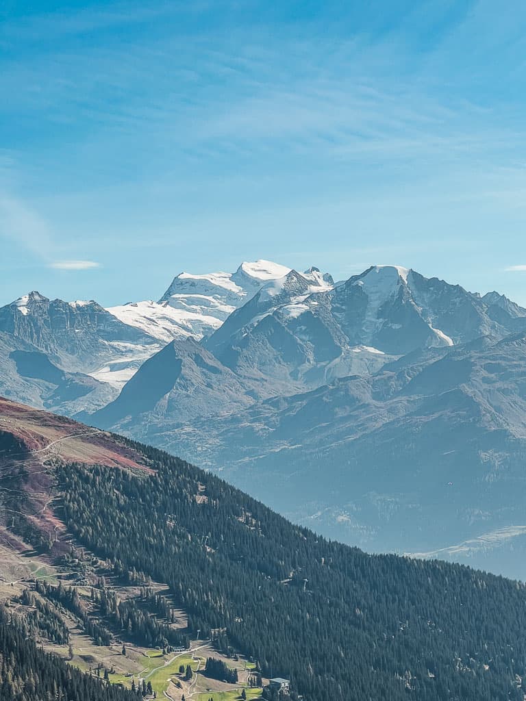 Uitzicht op Mont Fort in Verbier