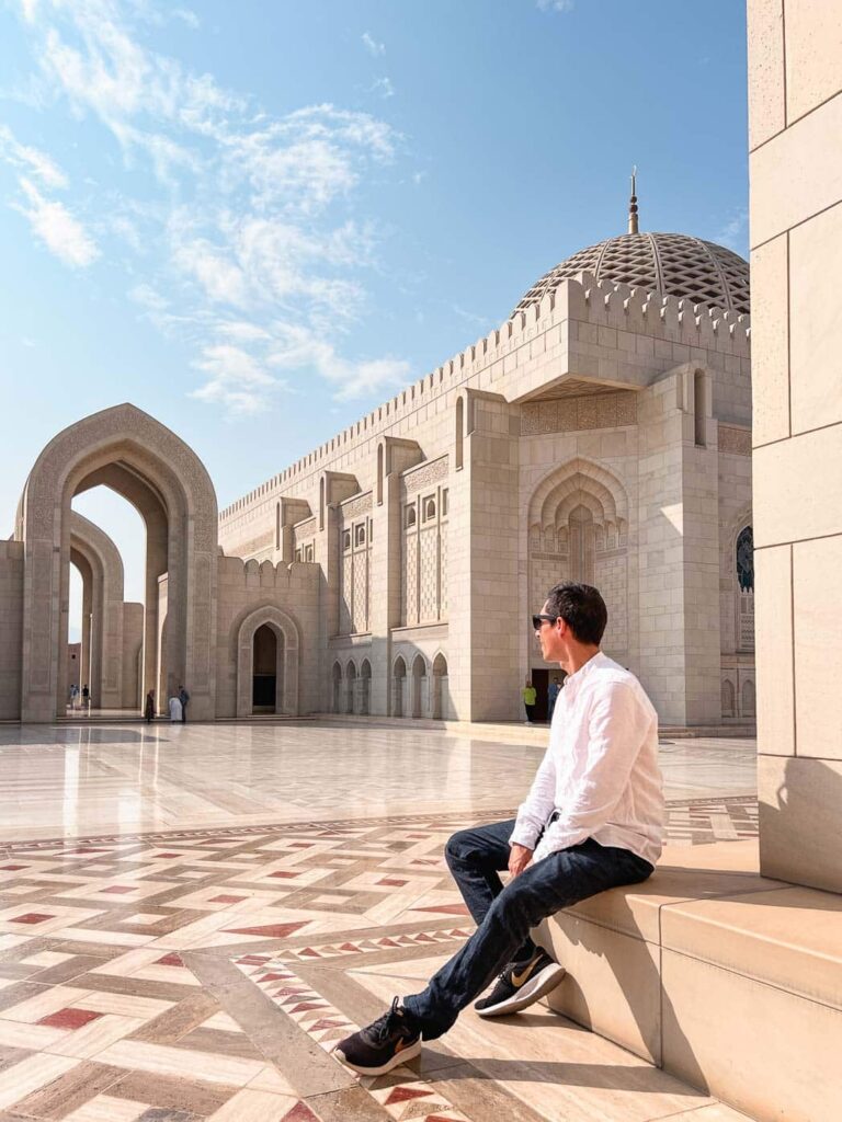 Sultan Qaboos Grand Mosque in Muscat