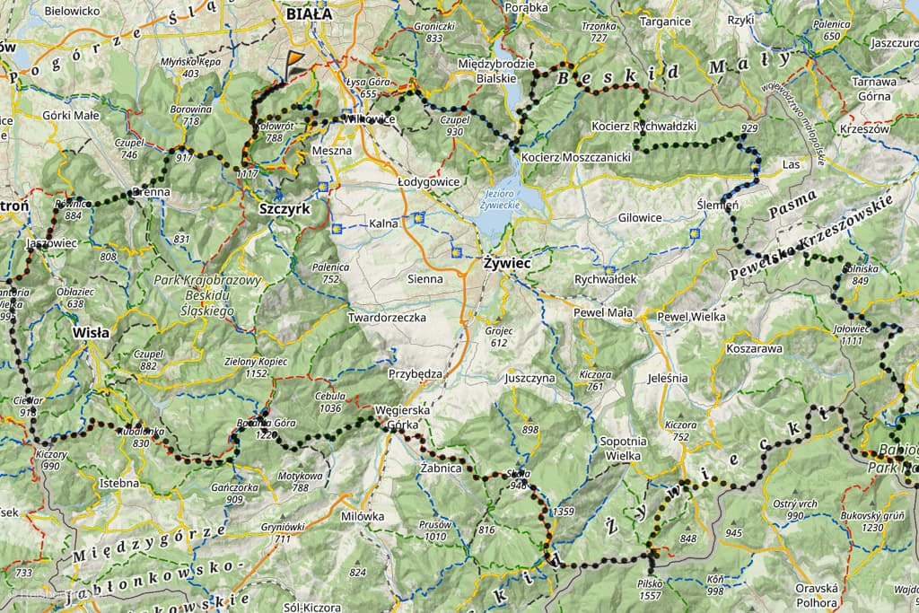 The Loop in Polen: meerdaagse wandelroute in de Beskiden