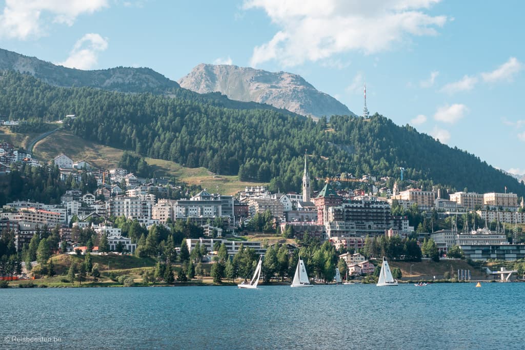 Het meer van St. Moritz