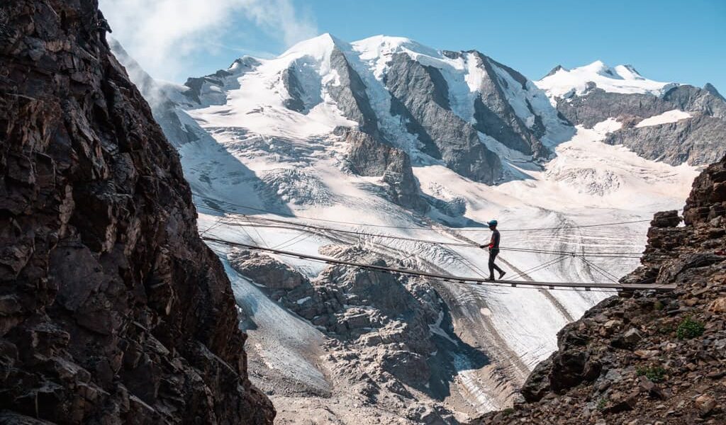Wat te doen in Engadin St. Moritz Zwitserland: 10 x tips voor de zomer: Via Ferrata Piz Trovat