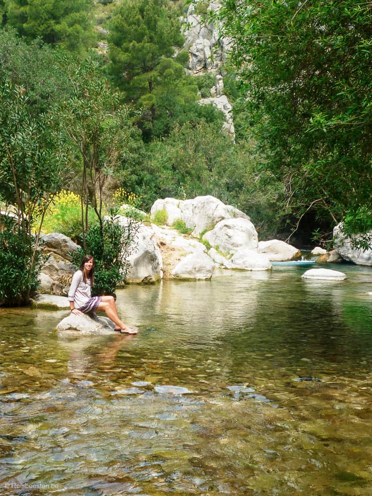 Benidorm Costa Blanca Spanje : leukste activiteiten om te doen : Algar watervallen