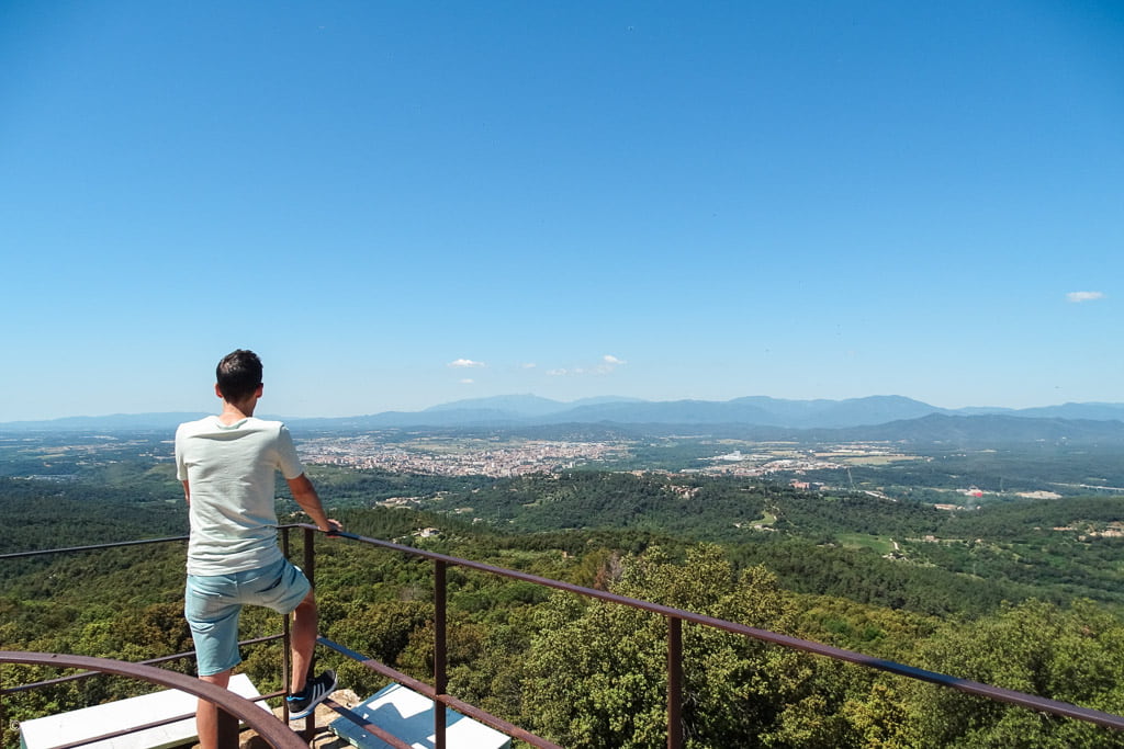 Hike naar het Sant Miquel kasteel in Spanje