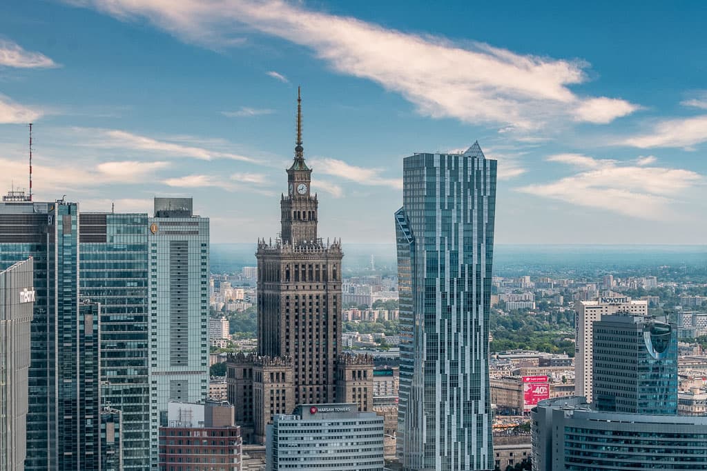bezienswaardigheden in Warschau: wat zien en doen: skyline