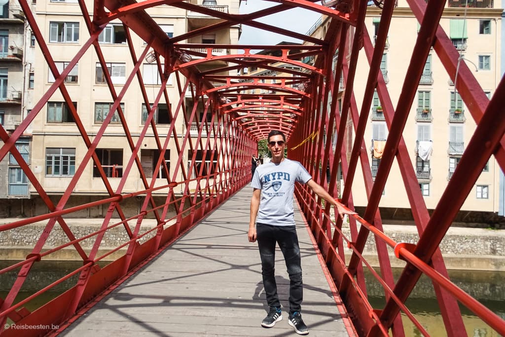 Wat te doen in de stad Gerona (Girona) in Spanje: Pont de Ferro