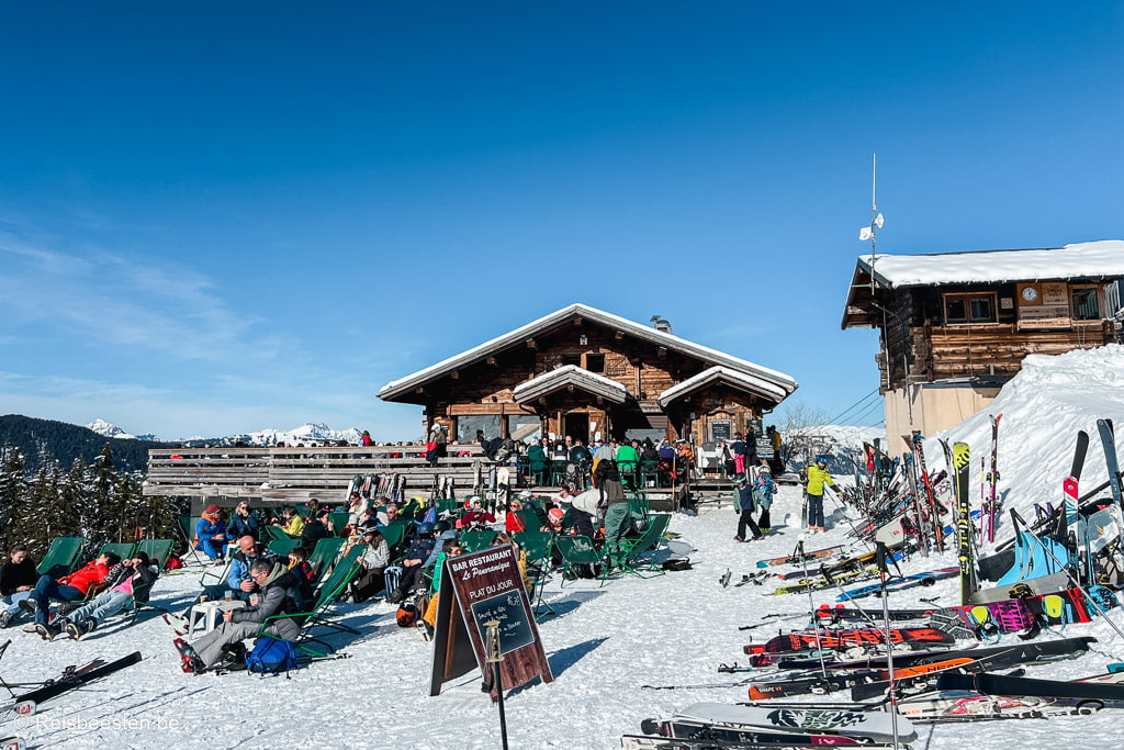 Arêches-Beaufort: onontdekt skigebied in de Franse Alpen, Frankrijk: restaurant Le Panoramique