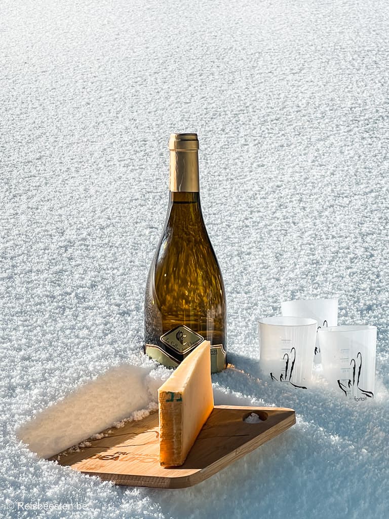 Wandelen met sneeuwschoenen bij het Plateau du Cuvy