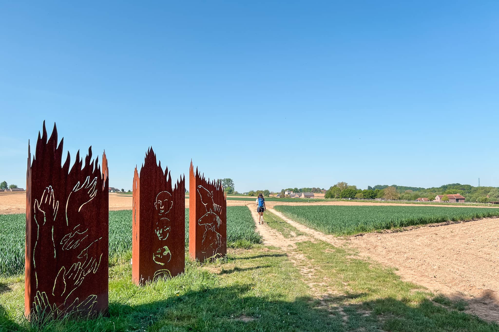 Een 3-daagse trektocht in de Vlaamse Ardennen + routes: Dag 2: wandelen van B&B Molen Ter Walle naar B&B Goudsbloempje - België