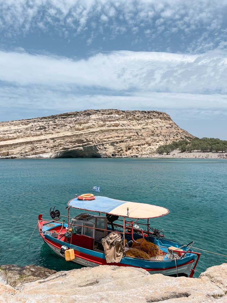 Wat te doen op Kreta: 13 x mooie en rustige plekken: Matala