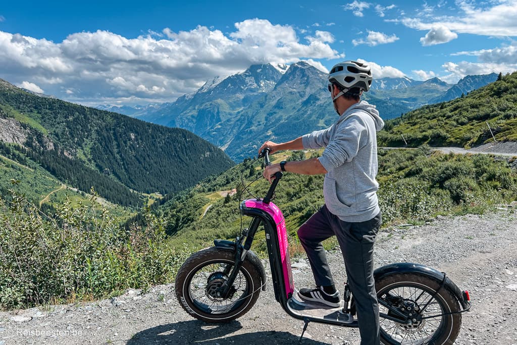 Zomer in La Rosière in Frankrijk: leuke activiteiten om te doen: e-step