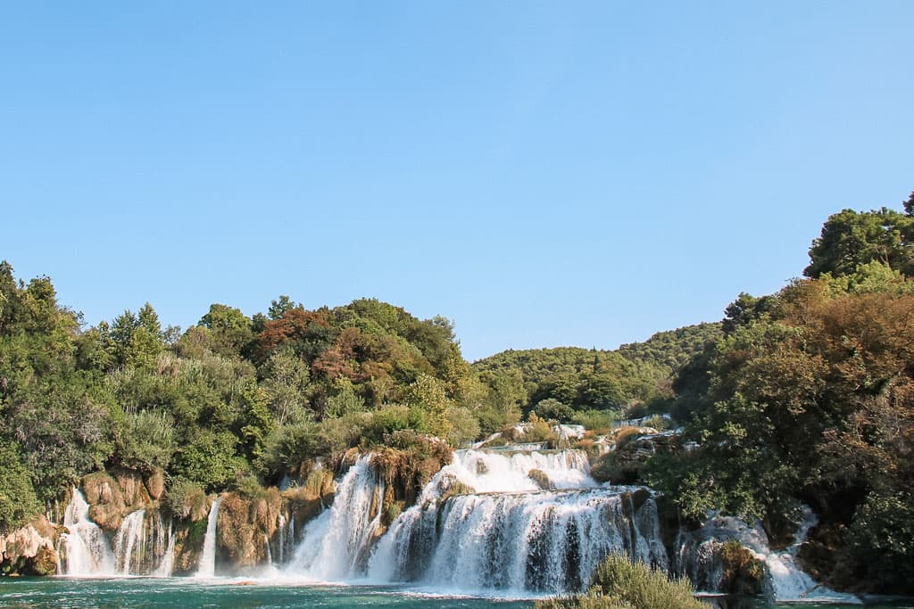 mooiste plekken in Kroatië + kaart: Krka watervallen