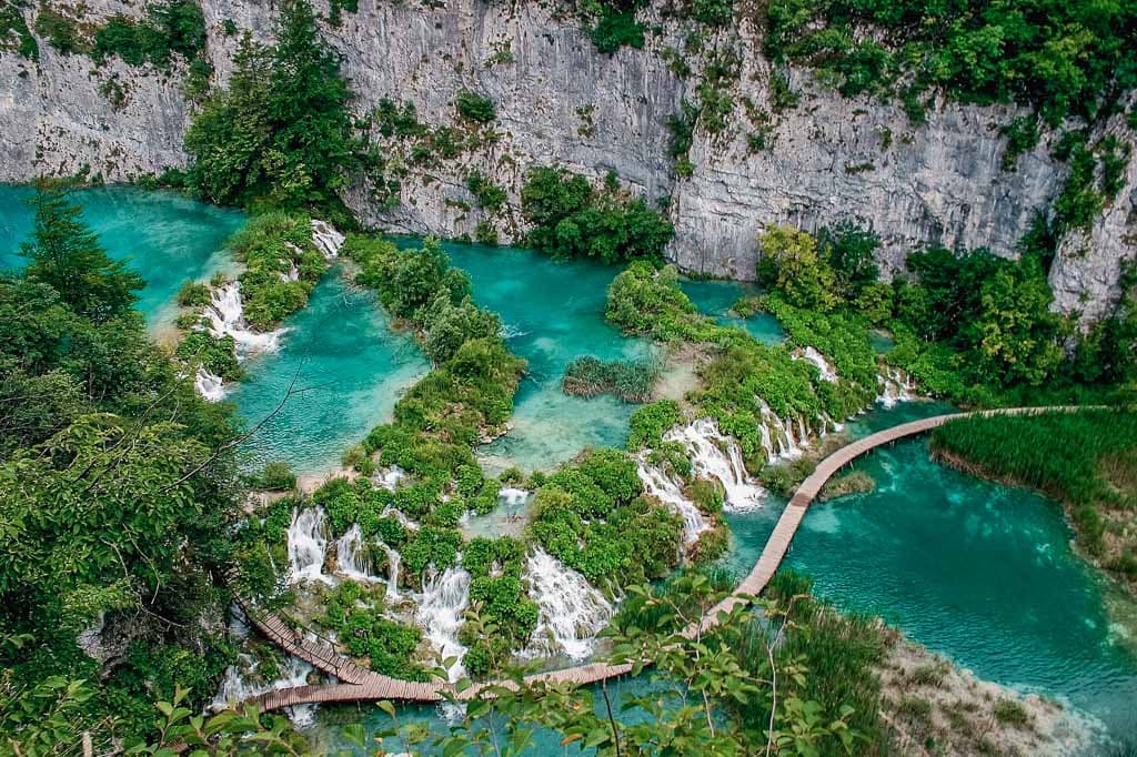 mooiste plekken in Kroatië: Plitvice meren watervallen