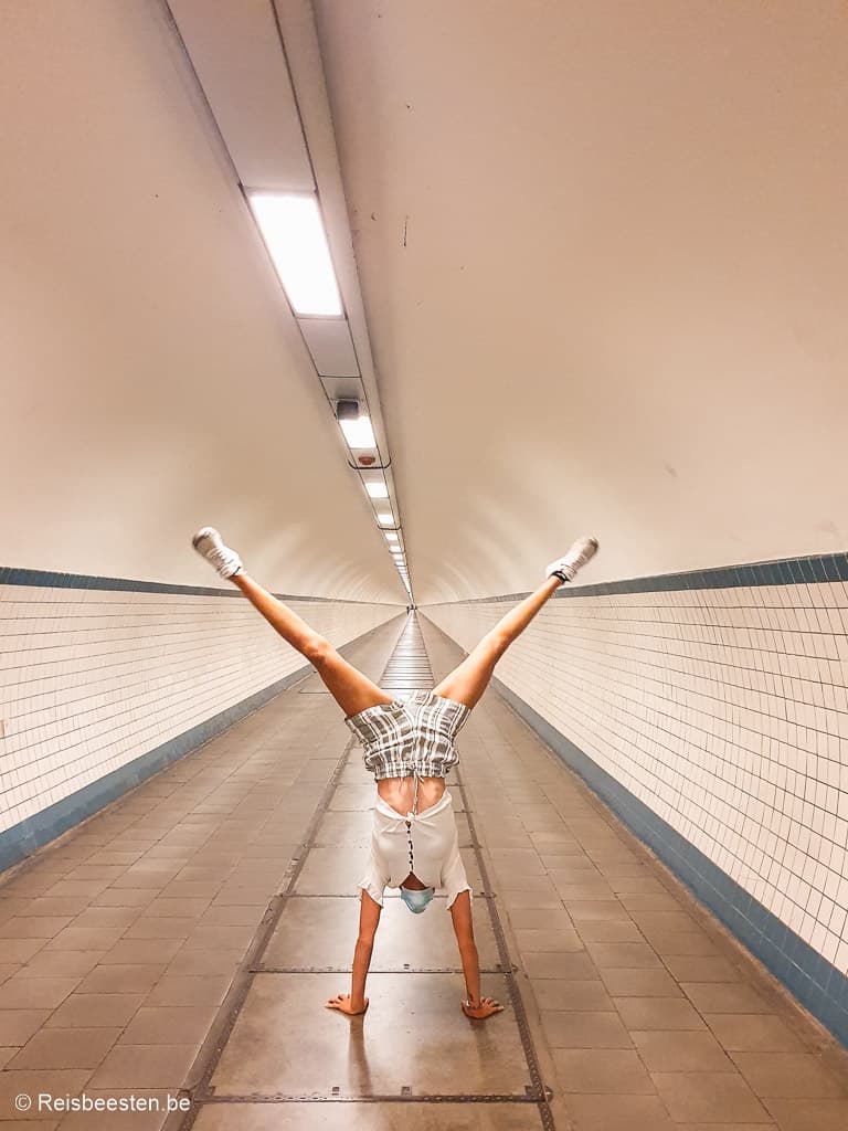 wat te doen op Linkeroever in Antwerpen: Voetgangerstunnel
