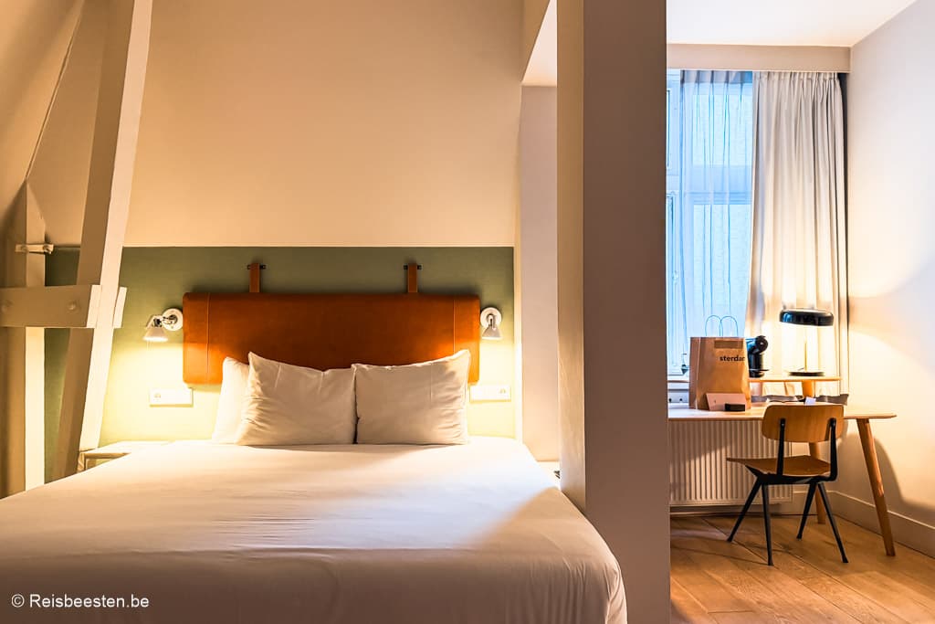 hotel arena overnachten: slaapkamer
