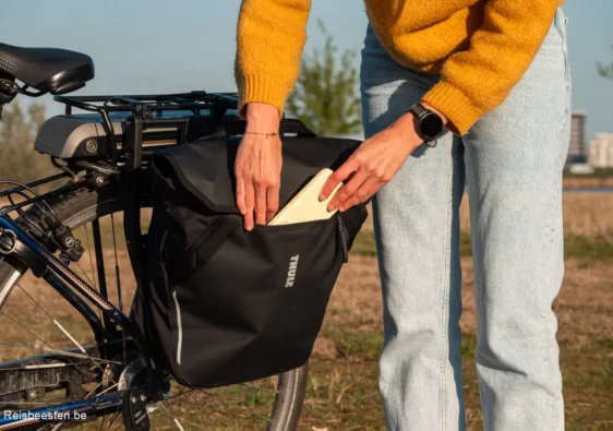 Getest: Thule Chasm fietstas met het InLock systeem: vak voor gsm