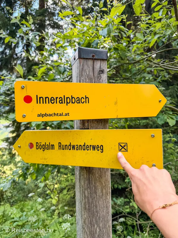 Inneralpbach Böglalm rondwandeling